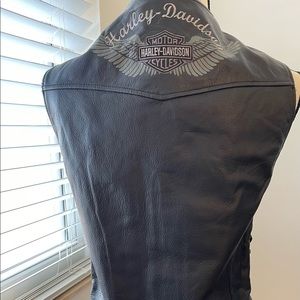 Buttery Soft Leather Harley-Davidson Woman’s Zip Front Vest